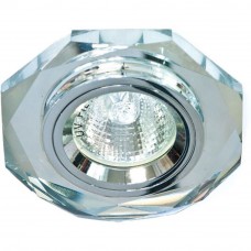 Светильник 8020-2(CD3003) серебро-серебро 12V 50W MR16 G5.3 90*90*26mm Silver/Silver 19701