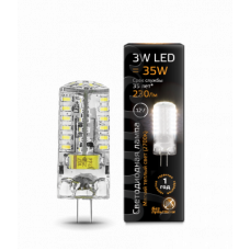 Лампа Gauss LED G4 12V 3W 230lm 2700K силикон 1/10/200 207707103