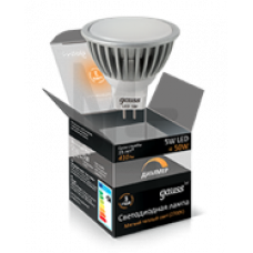 Лампа Gauss LED MR16 GU5.3-dim 5W 500lm 3000K  диммируемая 1/10/100 101505105-D