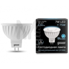 Лампа Gauss LED MR16 GU5.3 7W 630lm 4100K 1/10/100 101505207