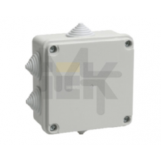 Коробка КМ41233 распаячная для о/п 100х100х50 мм IP44 (RAL7035, 6 гермовводов) UKO11-100-100-050-K41-44
