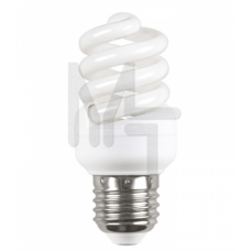 Лампа энергосберегающая спираль КЭЛ-FS Е14 15Вт 4000К Т2 ИЭК LLE25-14-015-4000-T2