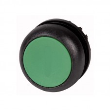 M22S-D-G Головка кнопки без фиксации, цвет зеленый, черное лицевое кольцо 216597