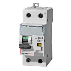 Legrand DX3 Дифференциальный автоматический выключатель 1P+N 20А (С) 30MA-AC 411003