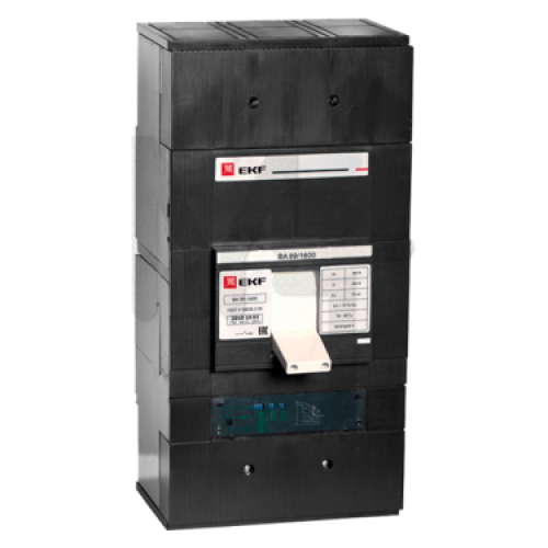 Выключатель автоматический ВА-99 1600/1000А 3P 50кА с электронным расцепителем EKF PROxima mccb99-1600-1000
