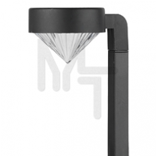 SL-PL42-DMD ЭРА Садовый светильник на солнечной батарее, пластик, черный, 42 см Б0007511