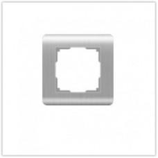 Рамка на 1 пост (серебряный) / WL12-Frame-01-silver / W0012106 a051283