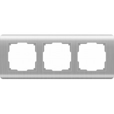 Рамка на 3 поста  (серебряный) / WL12-Frame-03-silver / W0032106 a051277