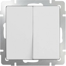 Выключатель  двухклавишный  (белый) / WL01-SW-2G / W1120001 a051135