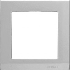 Рамка на 1 пост (серебряный) / WL04-Frame-01 / w0011806 / W0011806 a050917