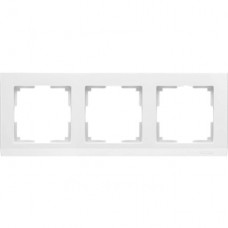 Рамка на 3 поста (белый) / WL04-Frame-03-white / W0031801 a050927
