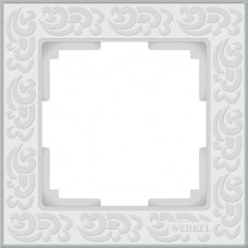 Рамка на 1 пост (белый) / WL05-Frame-01-white / W0012301 a050808