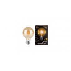 Лампа Gauss LED Filament G95 E27 6W Amber 550lm 2400K 1/20 105802006