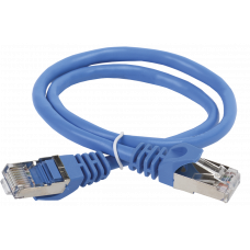 ITK Коммутационный шнур (патч-корд), кат.5Е FTP, 0,5м, синий PC03-C5EF-05M