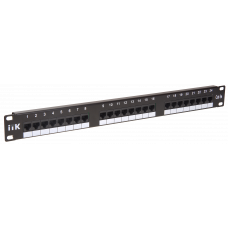 ITK 2U патч-панель кат.5Е UTP, 48 портов (Dual) PP48-2UC5EU-D05