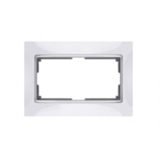 Рамка для двойной розетки (белый) / WL03-Frame-01-DBL-white / GD / W0081901 a051646