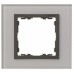 Рамка декоративная, 1 пост, S82 Nature, Стекло, серый-графит 82817-35