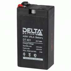 DT401 Аккум DELTA 4V 1,0Ah для фонарей ТРОФИ, карт Б0004731