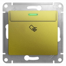 Glossa Фисташковый Выключатель  карточный, сх.6 GSL001069