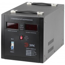СНПТ-8000-Ц ЭРА Стабилизатор напряжения переносной, ц.д., 140-260В/220/В, 8000ВА (24) Б0020163