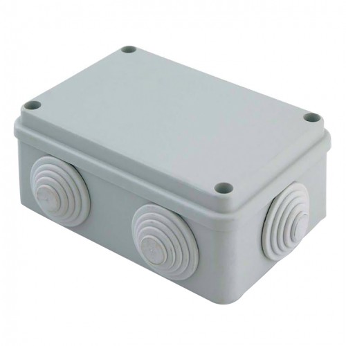 Коробка распаячная КМР-050-048 пылевлагозащитная, 6 мембранных вводов, уплотнительный шнур (120х80х50) EKF PROxima plc-kmr-050-048