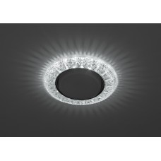 DK LD22 SL/WH Светильник ЭРА декор cо светодиодной подсветкой Gx53, прозрачный Б0029625