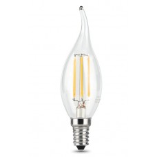 Лампа Gauss LED Filament Свеча на ветру dimmable E14 5W 420lm 2700K 1/10/50 104801105-D