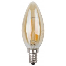 Лампа светодиодная ЭРА F-LED B35-7w-827-E14 gold Б0027964