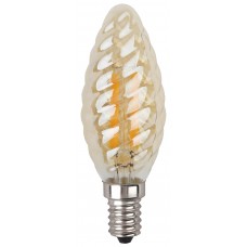 Лампа светодиодная ЭРА F-LED BTW-7w-827-E14 gold Б0027966