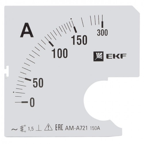 Шкала сменная для A721 150/5А-1,5 EKF PROxima s-a721-150