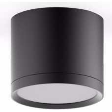 LED светильник накладной с рассеивателем HD017 10W (черный) 4100K 88х75,720лм, 1/30 HD017