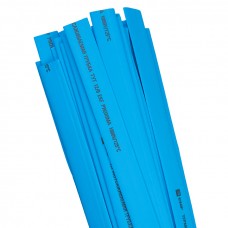 Термоусаживаемая трубка ТУТ 14/7 синяя в отрезках по 1м EKF PROxima tut-14-g-1m