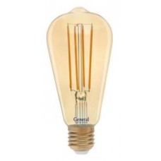Лампа светодиодная GLDEN-ST64S-DEM-13-230-E27-2700 Золотая 686900