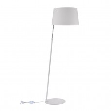 Напольный светильник (торшер) Bergamo Белый и Хром E27 60 Вт MOD613FL-01W