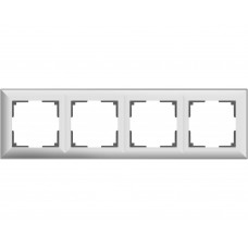 Рамка на 4 поста (белый) / WL14-Frame-04 / W0042201 / W0042201 a051035