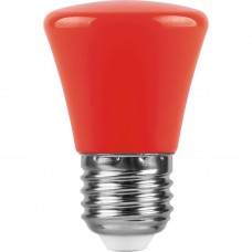 Лампа светодиодная LB-372 (1W) 230V E27 красный Колокольчик для белт лайта 25911