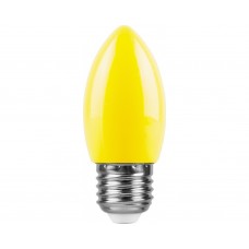 Лампа светодиодная LB-376 (1W) 230V E27 желтый свеча для белт лайта 25927