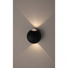 WL11 BK Подсветка ЭРА Декоративная подсветка светодиодная ЭРА 2*1Вт IP 54 черный Б0034609