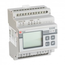 Многофункциональный измерительный прибор G33H с жидкокристалическим дисплеем  на DIN-рейку sm-g33h