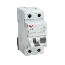 Дифференциальный автомат DVA-6 1P+N 16А (C) 100мА (AC) 6кА EKF AVERES rcbo6-1pn-16C-100-ac-av