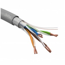 F-4-PVC LAN-кабель витая пара F/UTP-Cu  ЭРА 4x2x24 AWG Cat5e CU PVC 305 м Б0044688