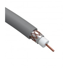 R-64-PVC100 Коаксиальный кабель Cu   ЭРА RG-6U, 75 Ом, Cu/(оплётка Cu 64%), PVC, цвет белый, Б0044603