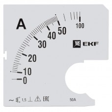 Шкала сменная для A961 50/5А-1,5 EKF PROxima s-a961-50