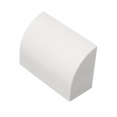 Заглушка (100х40) (2 шт) Plast EKF PROxima Белый ecw-100-40x2