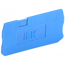 Заглушка для КПИ 3в-1,5/2,5 3 вывода синяя IEK YZN11D-3-ZGL-002-K07