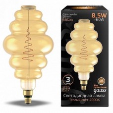 Лампа Gauss LED Filament Honeycomb GAUSS E27 8.5W Amber 660lm 2000K 161802105