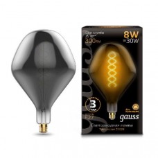 Лампа Gauss LED Vintage Filament Flexible SD160 8W E27 160*270mm Gray 2400K 163802008