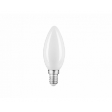 Лампа Gauss Filament Свеча 9W 610lm 4100К Е14 milky диммируемая LED 103201209-D